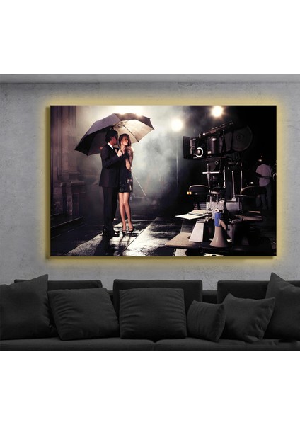 LED Işıklı Kanvas Tablo, 3D Dekoratif Baskılı Tablo Yapay Zeka Destekli Modern Tasarımlar 370