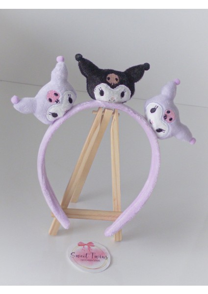 Kuromi Peluş Çocuk Taç