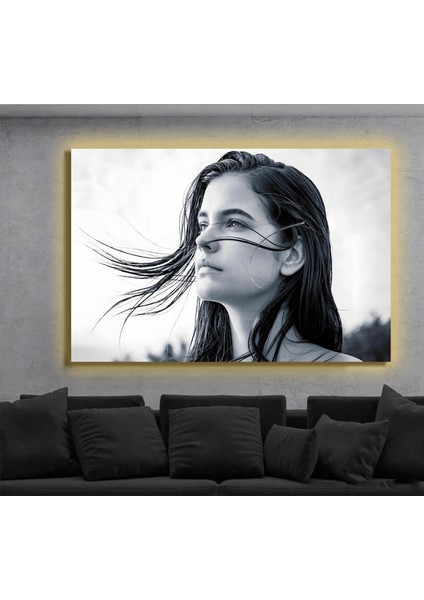 LED Işıklı Kanvas Tablo, 3D Dekoratif Baskılı Tablo Yapay Zeka Destekli Modern Tasarımlar 57