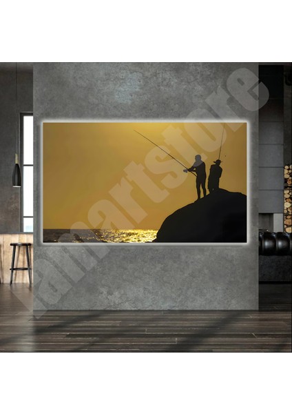 LED Işıklı Kanvas Tablo, 3D Dekoratif Baskılı Tablo Yapay Zeka Destekli Modern Tasarımlar 374