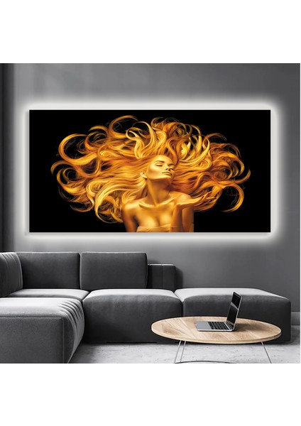 LED Işıklı Kanvas Tablo, 3D Dekoratif Baskılı Tablo Yapay Zeka Destekli Modern Tasarımlar 60 modelleri