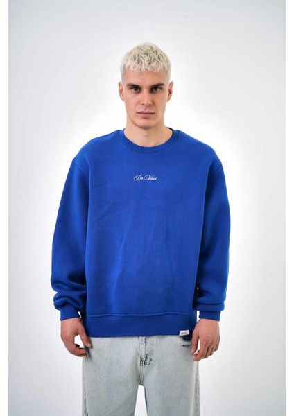 Erkek Da Vinci Nakışlı Baskılı Oversize Sweatshirt fiyatları