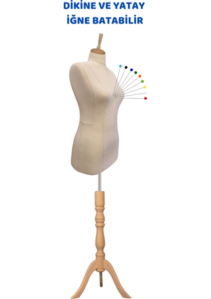 Yüksek Kalite 40 Beden Keten Kumaş Iğne Batabilen Prova Mankeni Terzi Mankeni fırsatları