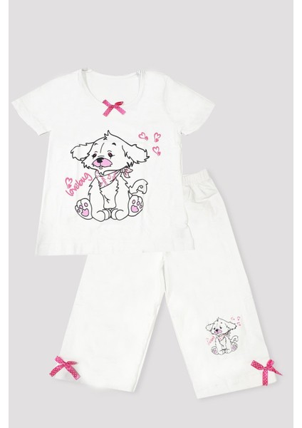 Kız Baskılı Pijama Takımı