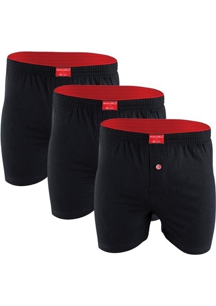 Huma One Erkek Havlu Bel Düz Boxer 2174 3 Adet