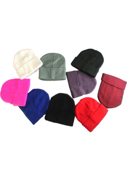 Yoncatoptan Unisex Kış ve Sonbahar Için Çift Kat Siyah Bere Yeni Üretim fiyatları