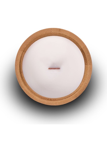 Aeris Bambu Ahşap Kavanoz Hibiskus Kokulu Doğal Soya Mum indirimleri