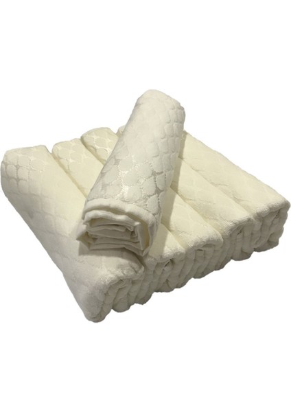 Bulteks Jakarlı Kadife Desen 1 Havlu 30X50