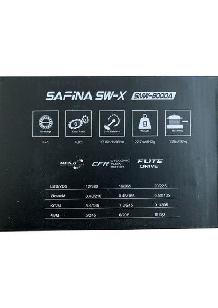 Safina Sw-X SNW-8000A 4bb+1rb Olta Makinesi