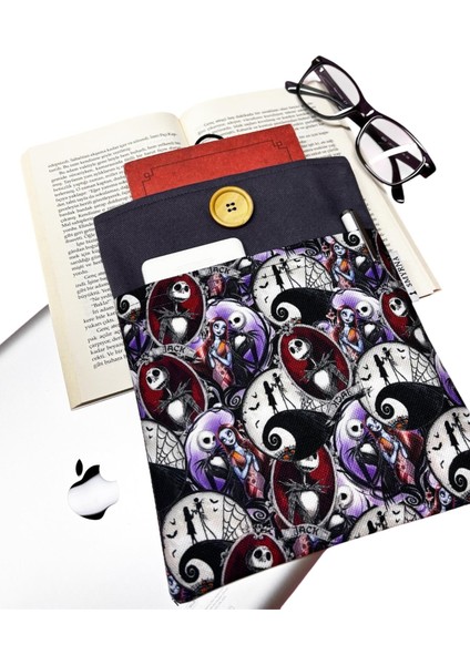 Kitap Kılıfı / Tablet Kılıfı / Ebook Kılıfı / Çok Amaçlı Kılıf ( Noel Gecesi Kabusu , Jack ve Sally) fiyatları
