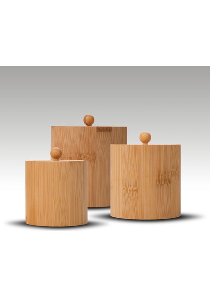 Aeris Bambu Ahşap Kavanoz Lavanta Kokulu Doğal Soya Mum