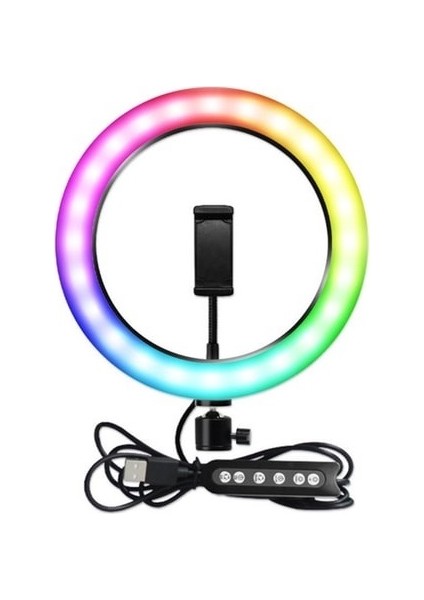 MJ33 Youtube Instagram Tiktok Selfie Rgb LED Halka Işık fırsatları