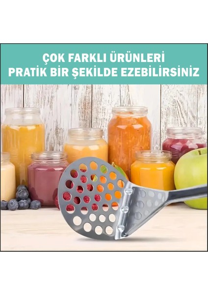 Çelik Metal Patates Ezici