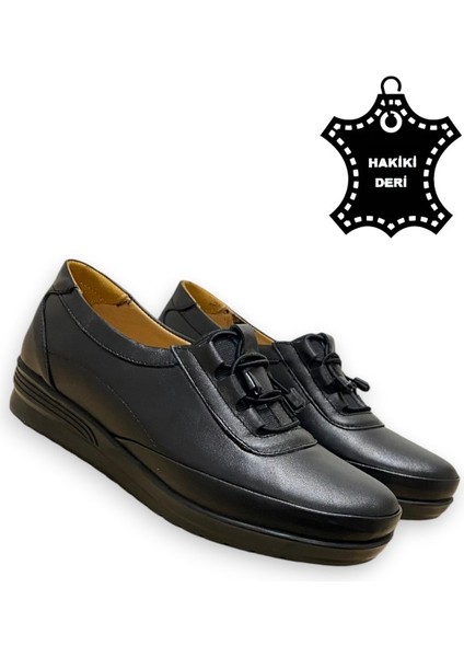 Günlük Kadın Hakiki Deri Comfort Tam Ortopedik Anne Ayakkabısı indirimleri