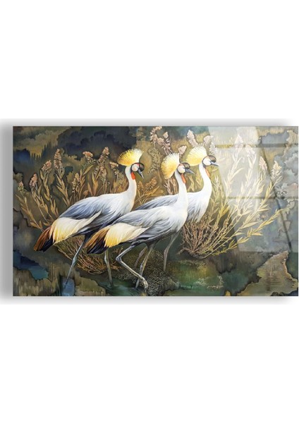 Kırılmaz Cam Flamingo Tablo