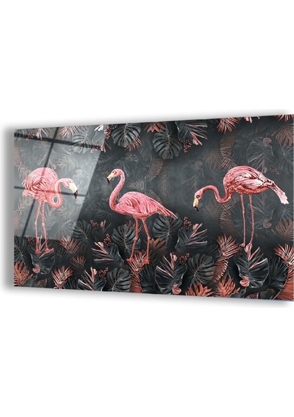 Kırılmaz Cam Flamingo Tablo