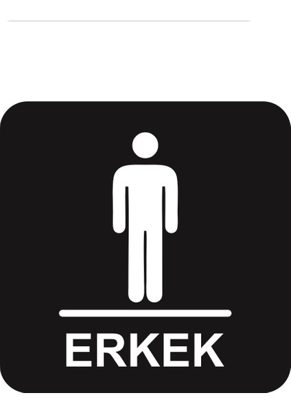 Wc Tuvalet Yazısı3'lü Set