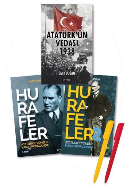 ÜMİT DOĞAN 3 YENİ Kitap (Hurafeler1-2+Atatürk’ün Vedası 1938)