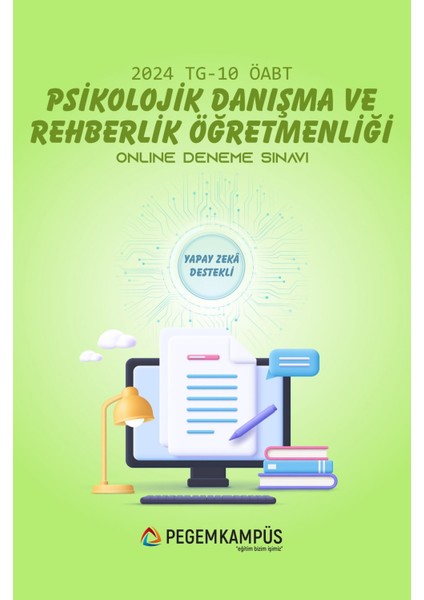 2024 Tg-10 Öabt Psikolojik Danışma ve Rehberlik Öğretmenliği Deneme Sınavı