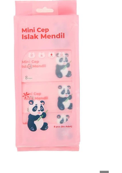 8'li Mini Cep Islak Mendil modelleri