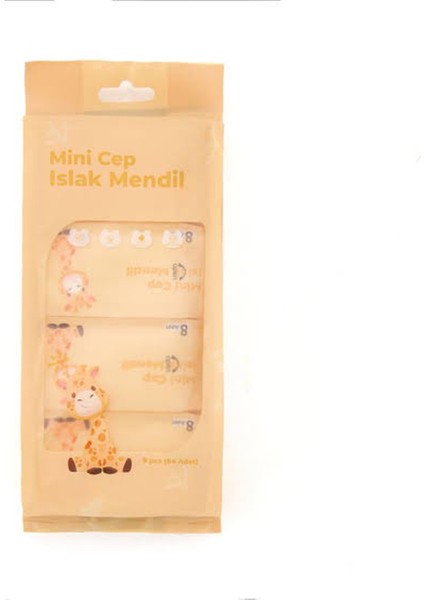 8'li Mini Cep Islak Mendil fırsatları