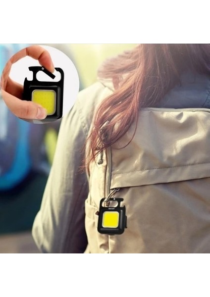 30 Ledli Mıknatıslı Mini Anahtarlık Flash Kamp Lambası