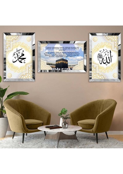 Kabe Dini Model Pleksi Kenar Mdf Tablo Seti