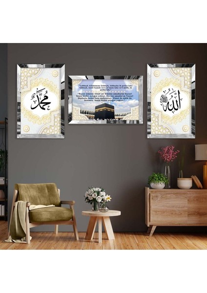 Kabe Dini Model Pleksi Kenar Mdf Tablo Seti fiyatları