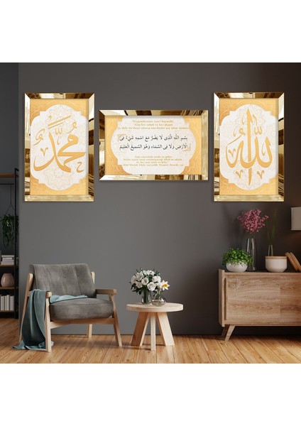 Hadis Dini Gold Pleksi Çerçeveli Tablo fiyatları