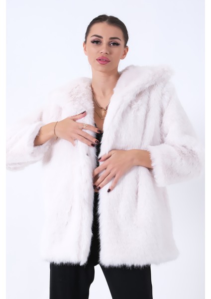 Ekru Uzun Lolita Kürk Kaban 31050729.147