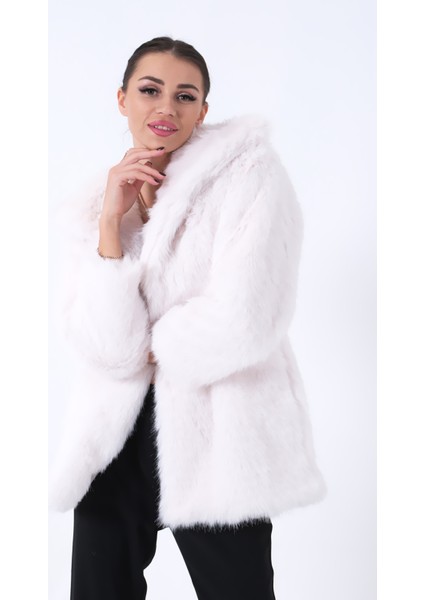 Ekru Uzun Lolita Kürk Kaban 31050729.147 fiyatları