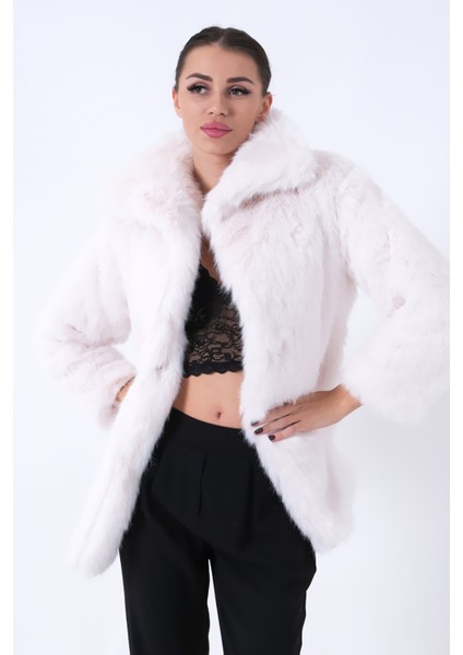 Ekru Uzun Lolita Kürk Kaban 31050729.147 fırsatları