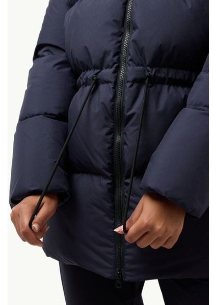 Lacivert Kadın Kapüşon Yaka Regular Fit Ceket A60213KIRSCHALLEE Jkt W fırsatları
