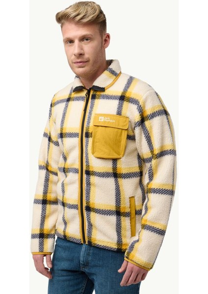 Sarı Erkek Regular Fit Ceket A60058FELSLICHT Check Jkt M