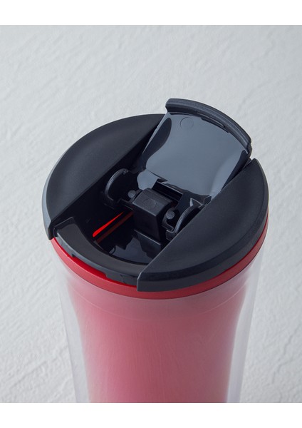 Good Mood Everyday Akrilik Travel Mug 350 ml Kırmızı
