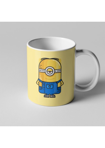 Despicable Me Minion Temalı Sevimli Kupa Seramik Kahve Mug