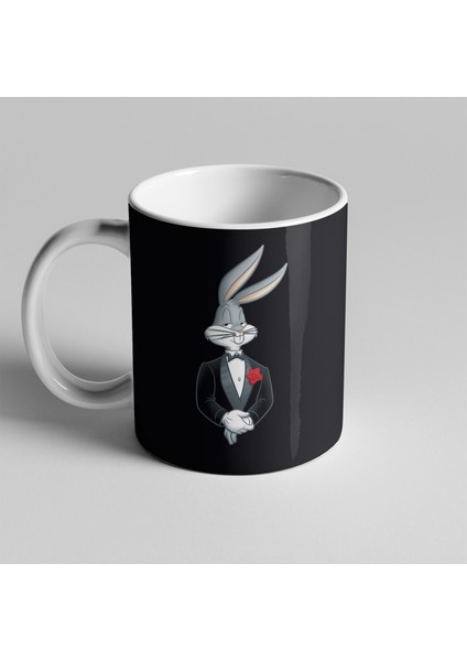 Bugs Bunny Smokinli Kupa Seramik Kahve Mug