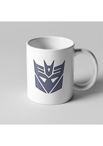 Transformers Decepticon Amblemli Kupa Seramik Kahve Mug