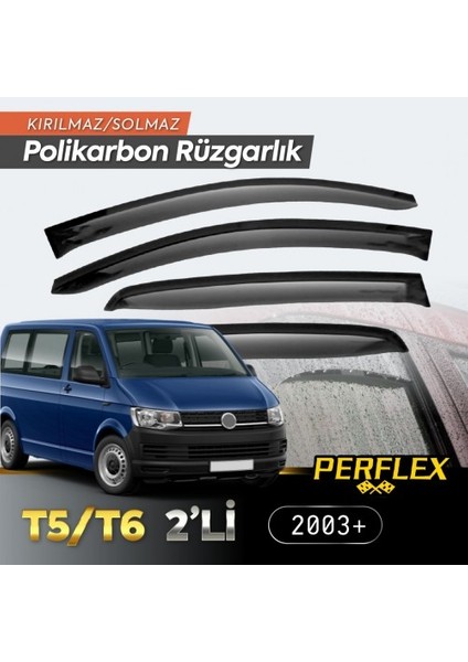 Vw T5/t6 2'li 2003+ Cam Rüzgarlığı V2 Mugen