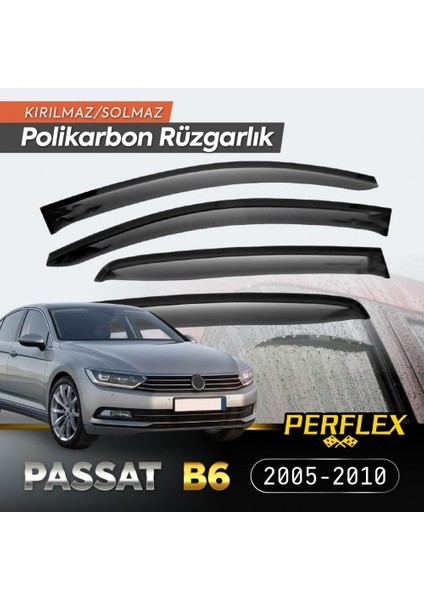 Vw Passat B6 2005-2010 Cam Rüzgarlığı V2 Düz