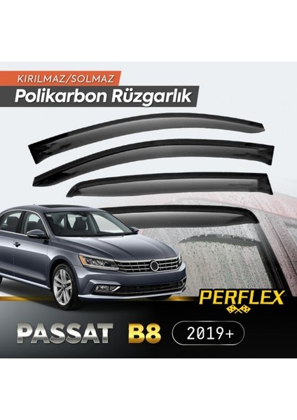 Vw Passat B8 2019+ Cam Rüzgarlığı V2 Düz