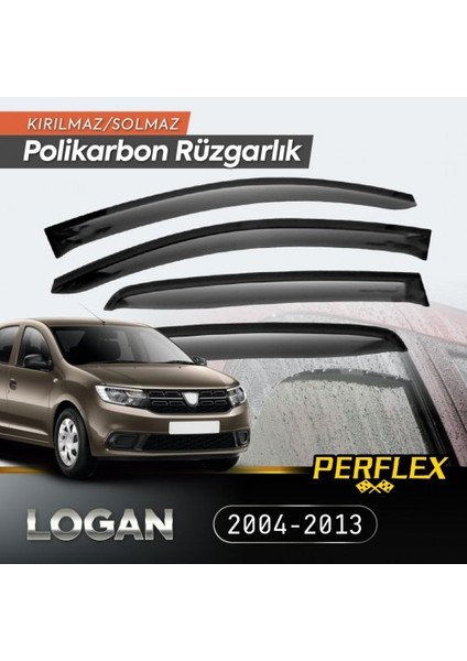 Dacia Logan 2004-2013 Cam Rüzgarlığı V2 Düz