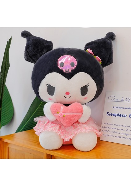 Kuromi Peluş Oyuncak Melodi Bebek Çocuk Yatıştırıcı Bebek Bez Bebek 50CM (Yurt Dışından)