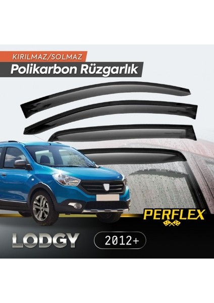 Dacia Lodgy 2012+ Cam Rüzgarlığı V2 Düz