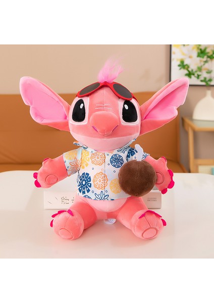 Çapraz Giyinme Hawaii Dikiş Peluş Oyuncak Dikiş Bebek Yastık Süsü 45 cm (Yurt Dışından)