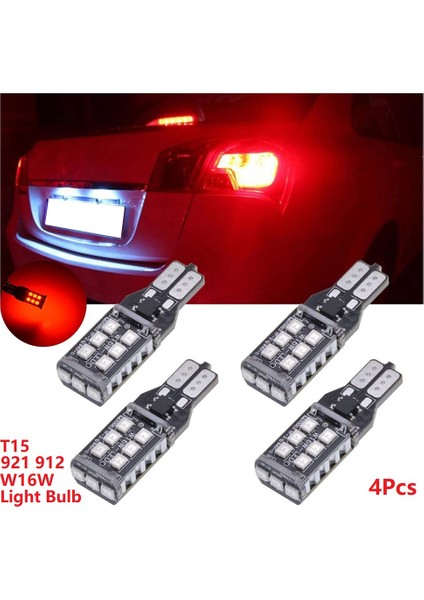 921 912 W16W T15 Fren Ampulü Kırmızı Yedekleme Ters Stop Lambaları (Yurt Dışından) fiyatları