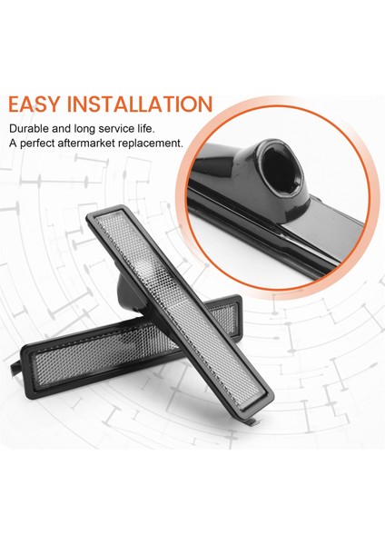 2x Beyaz Arka Yan Dönüş Sinyali Marker Işık Lambası-Bmw E30 E32 E34 (Yurt Dışından) indirimleri