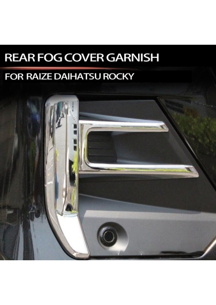 Toyota Için 2 Adet Arka Sis Lambası Çerçevesi Çizilmez Plaka Gümüş Abs (Yurt Dışından) indirimleri