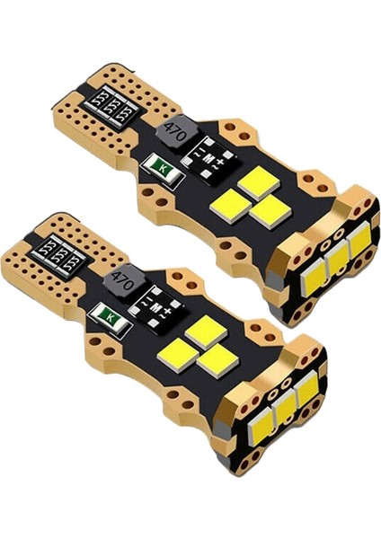 2x 921 912 W16W 904 906 916 T15 LED Ters Yedekleme Ampulü (Yurt Dışından)