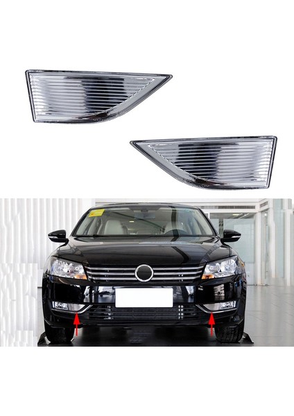 Passat 2011-2015 Için Otomatik Sol Sağ Ön Tampon Alt Reflektör (Yurt Dışından) fiyatları